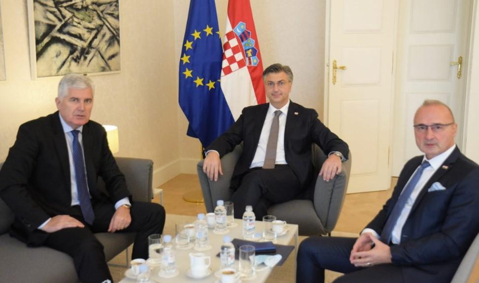 Čović razgovarao s Plenkovićem o Izbornom zakonu BiH