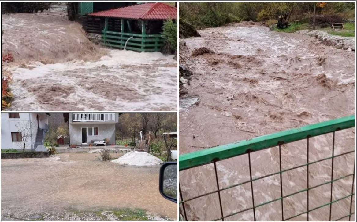 Vodostaj Neretve u Konjicu najveći otkako postoje mjerenja, u selu Hotovlje mještani se od klizišta sklonili u džamiju!
