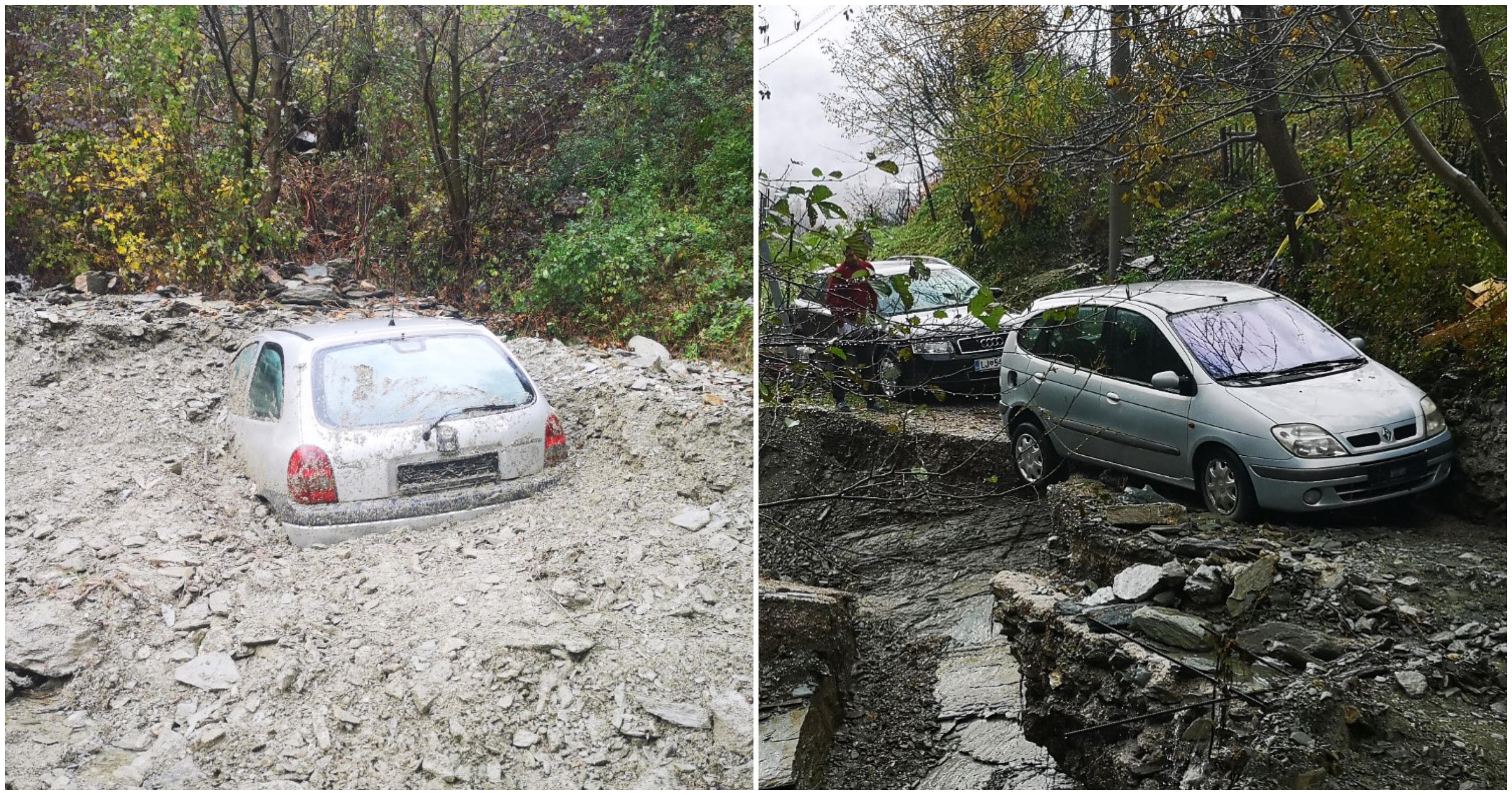 Dramatično u Jablanici: Klizište zatrpalo automobile u Dragan Selu