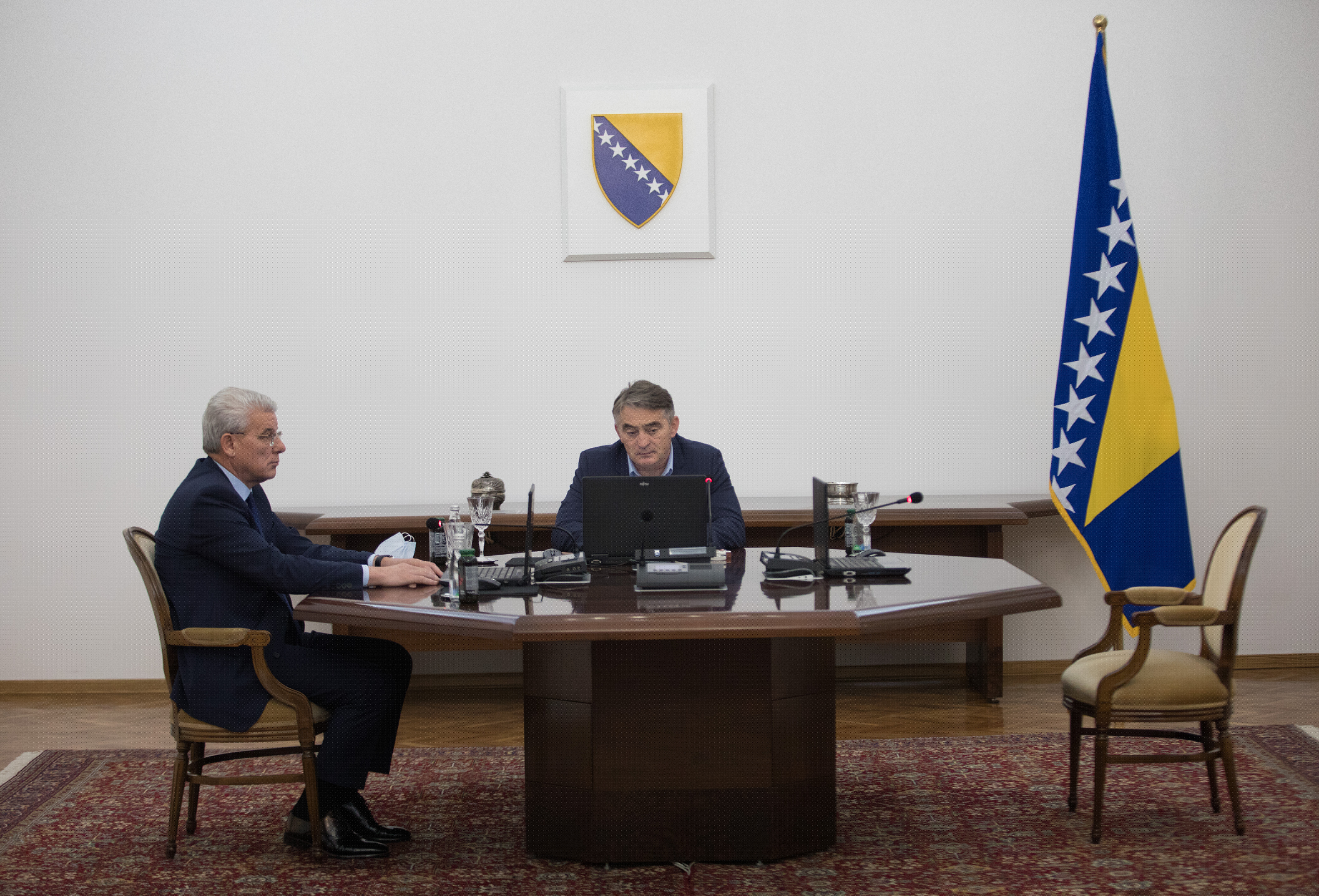 Dodik u Ankari, a Komšić zakazao vanrednu sjednicu Predsjedništva BiH