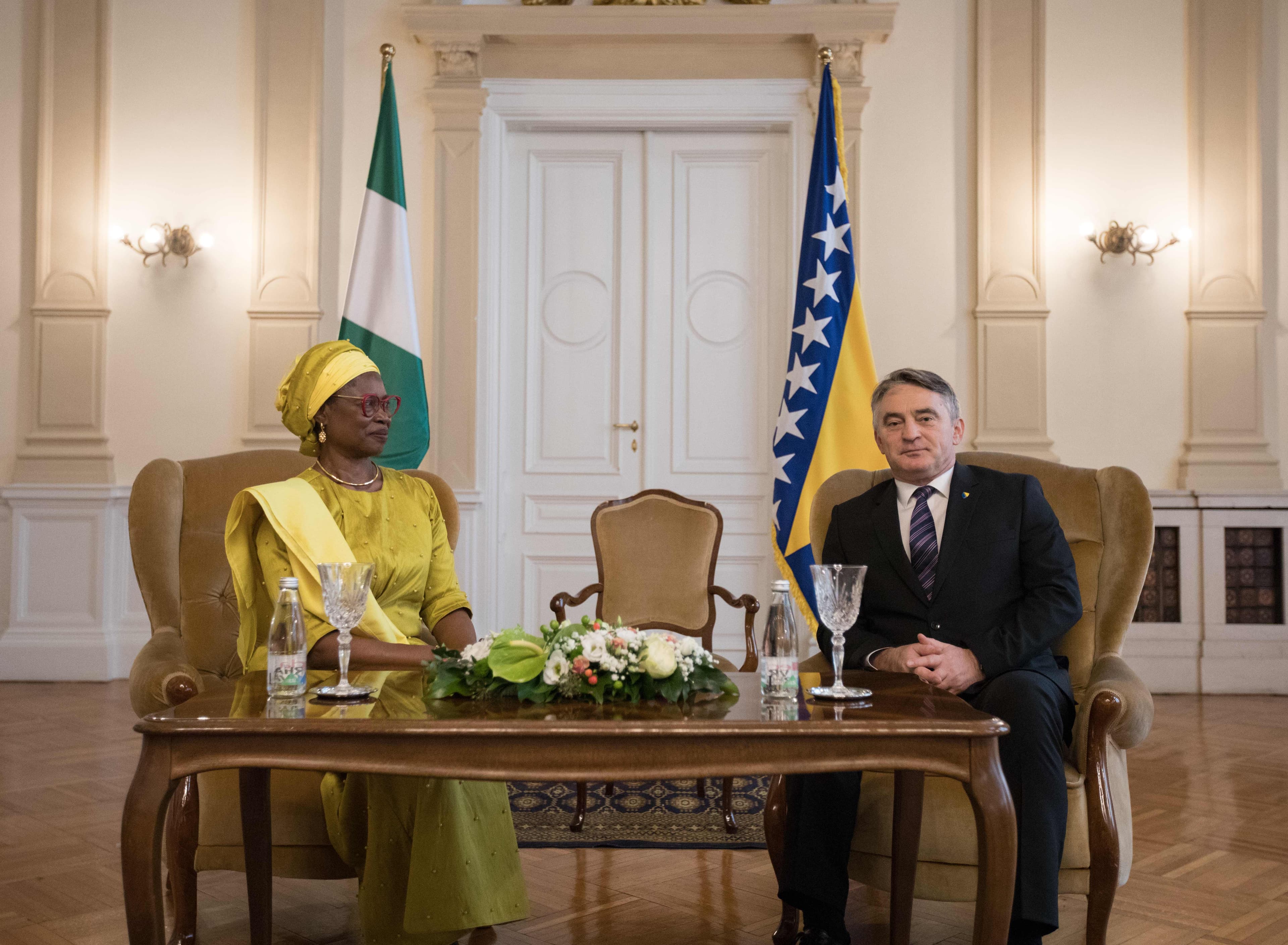 Komšić primio akreditivna pisma ambasadora Australije, Malija, Nigerije i Finske
