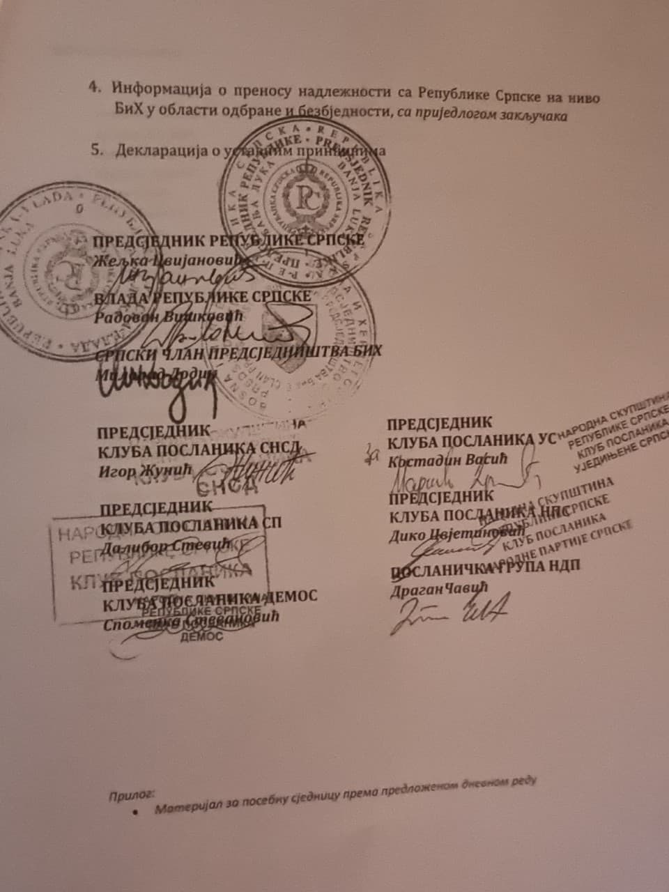 Potpisi na dnevni red - Avaz