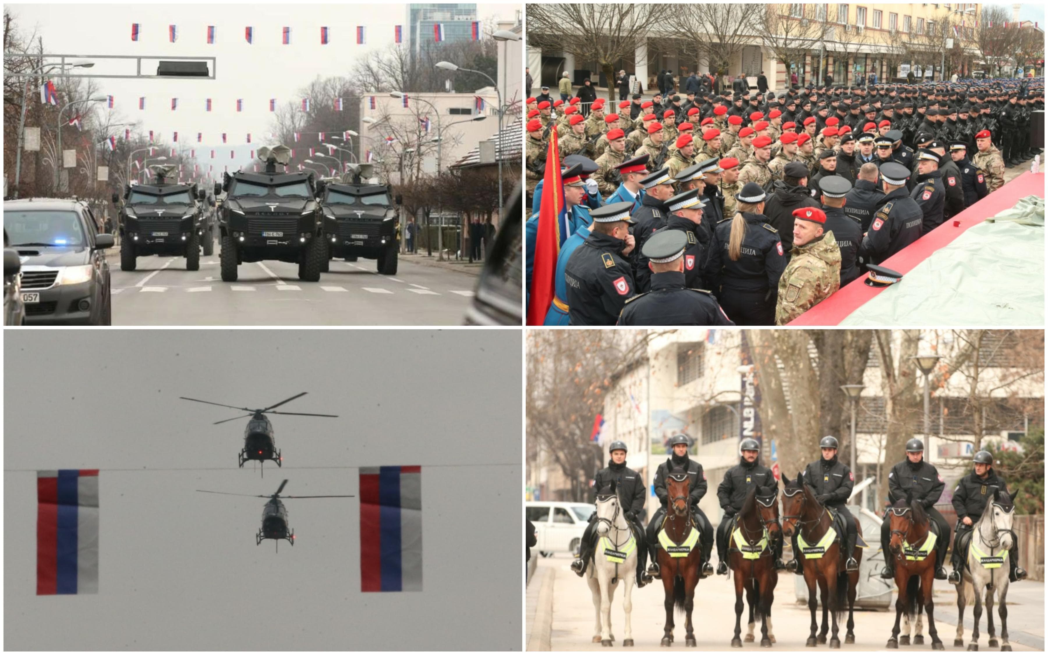 Helikopteri, oklopna vozila, duge cijevi: U Banjoj Luci održana generalna proba za defile povodom neustavnog dana RS