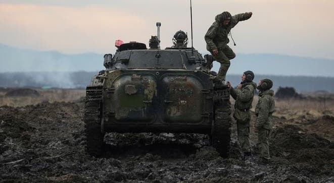 Vježba ruskih vojnika na granici s Ukrajinom - Avaz