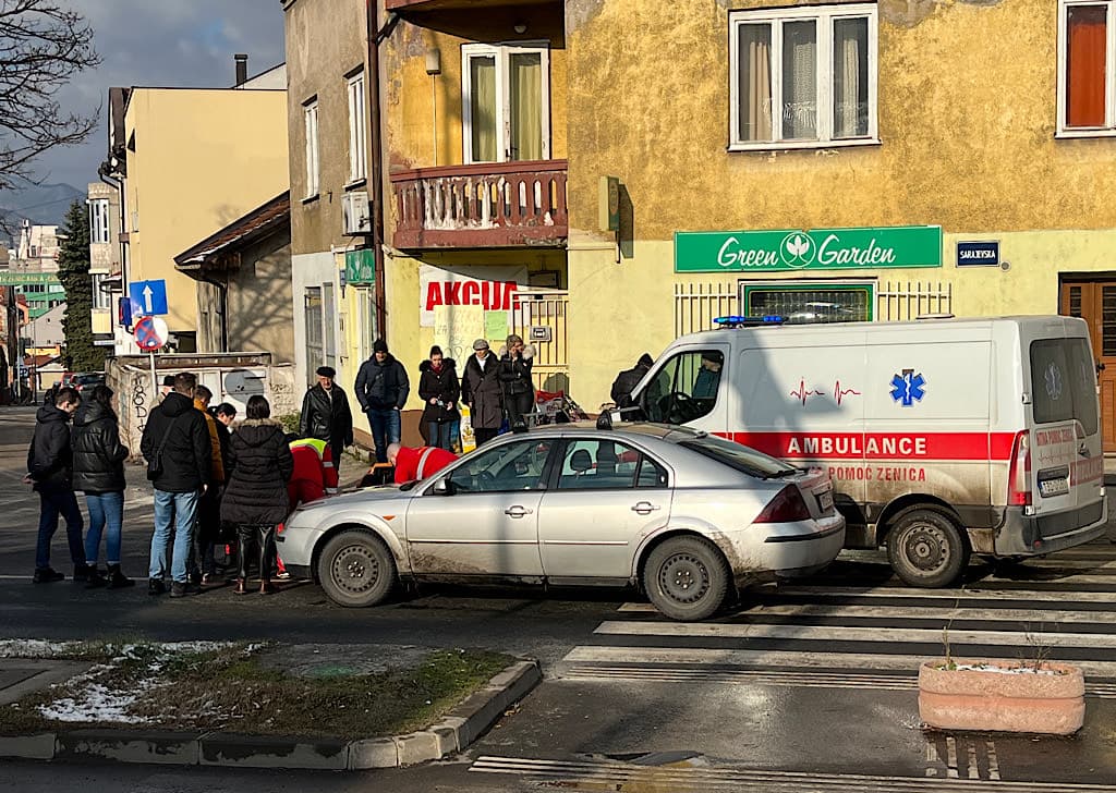 Nesreća u Zenici, povrijeđena pješakinja