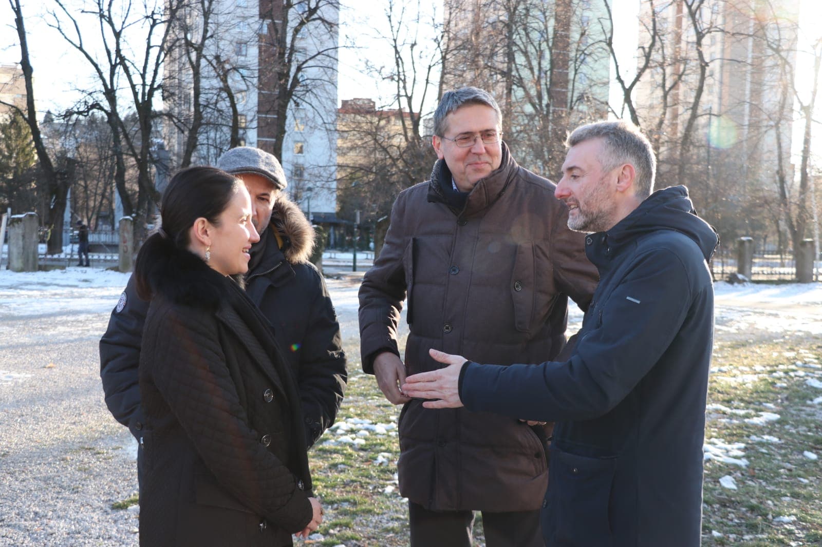 Delegacija KS u obilasku lokacije - Avaz