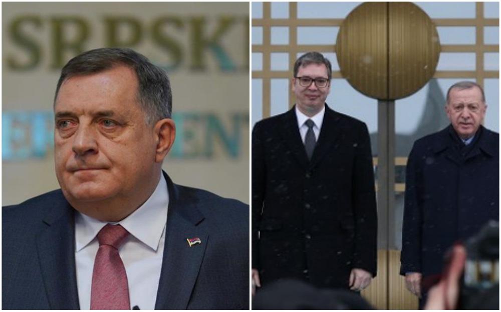 Dodik pozdravio jučerašnji sastanak Vučića i Erdoana u Ankari