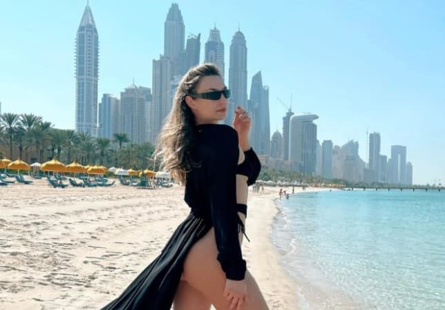 Plaža u drugom planu: Sonja Kovač u Dubaiju