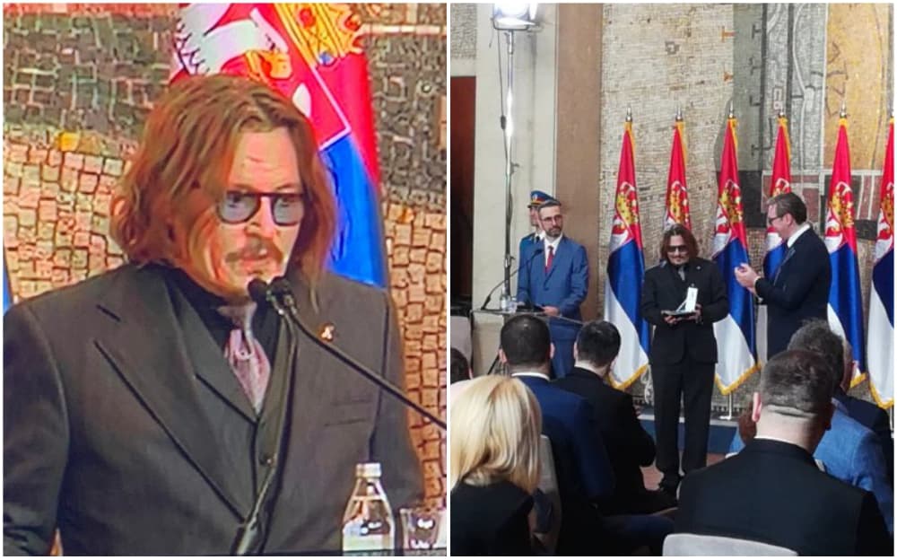 Džoni Dep se zahvalio Aleksandru Vučiću na odlikovanju, pa poručio: Jugosloven sam odavno