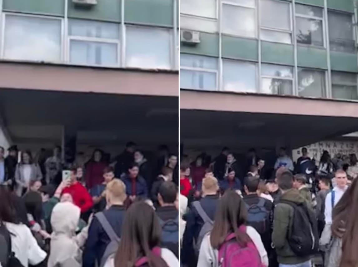 Dojava o bombi u gimnaziji "Meša Selimović" u Tuzli