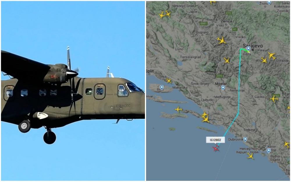 Vojni italijanski avion jutros poletio sa sarajevskog aerodroma