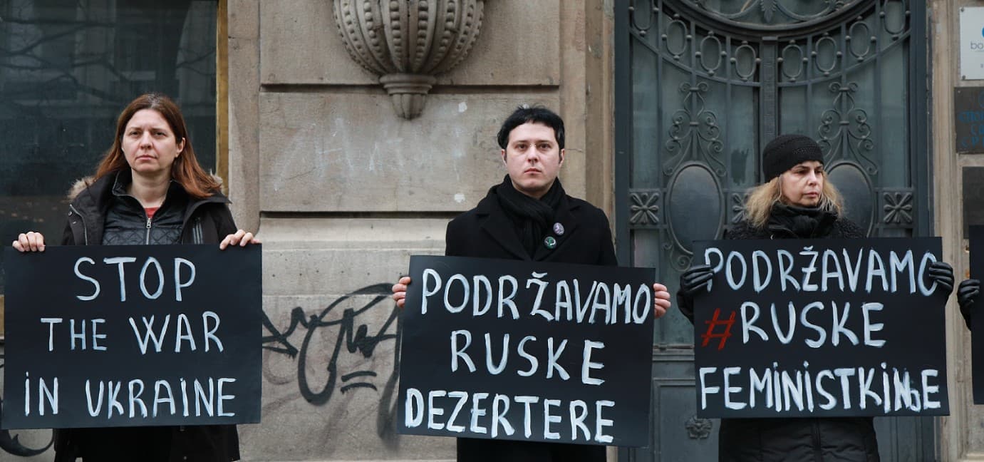 Protesti u Beogradu protiv ruskog napada na Ukrajinu