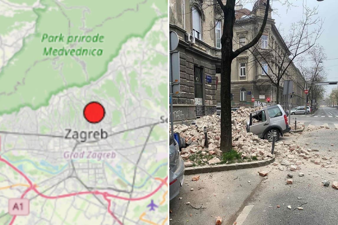 Zagrebačko područje i dalje podrhtava: Iza ponoći zabilježen novi potres