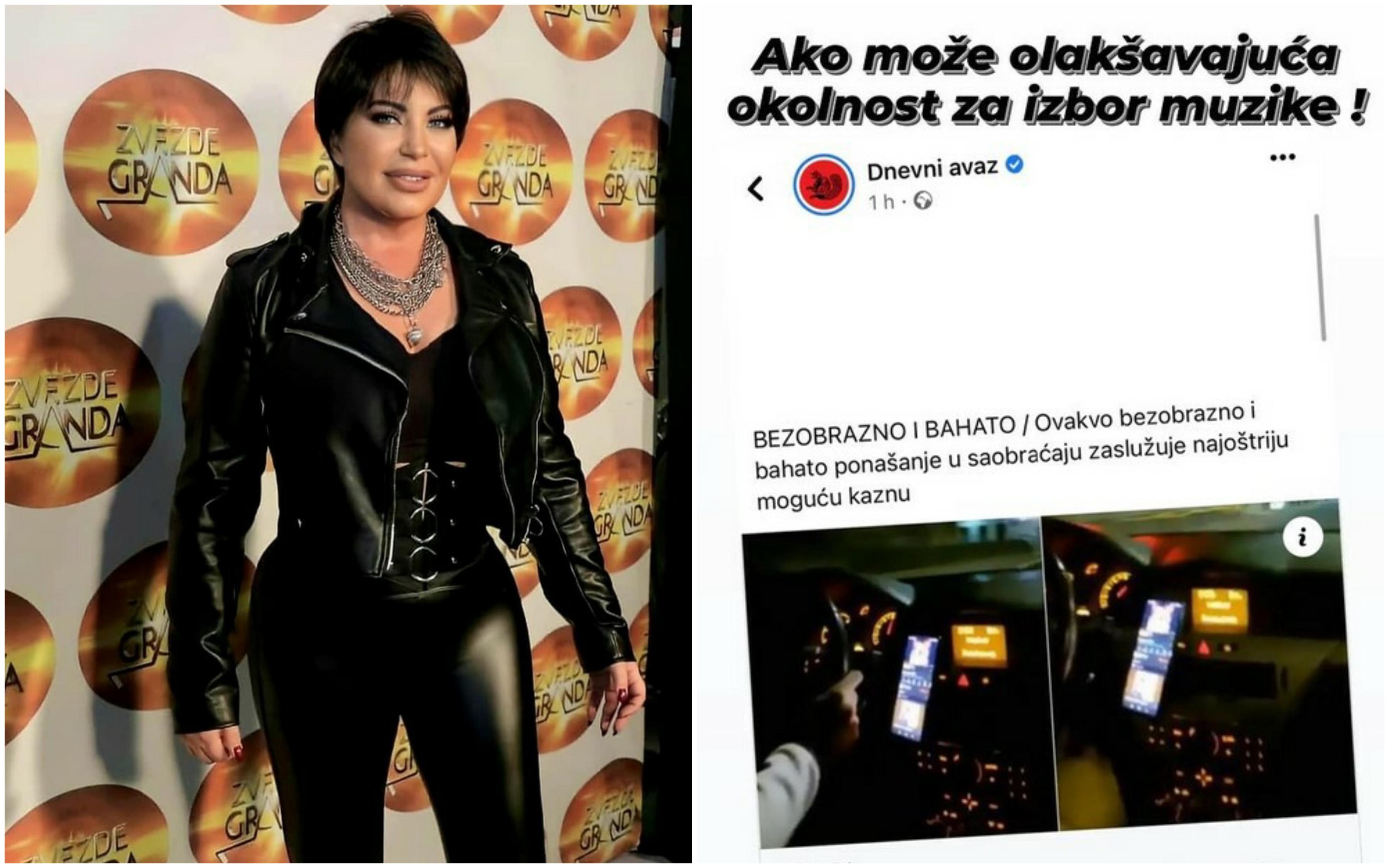 Stoja se oglasila neukusnom objavom na bahatu vožnju centrom Sarajeva uz njenu pjesmu: Ako može...
