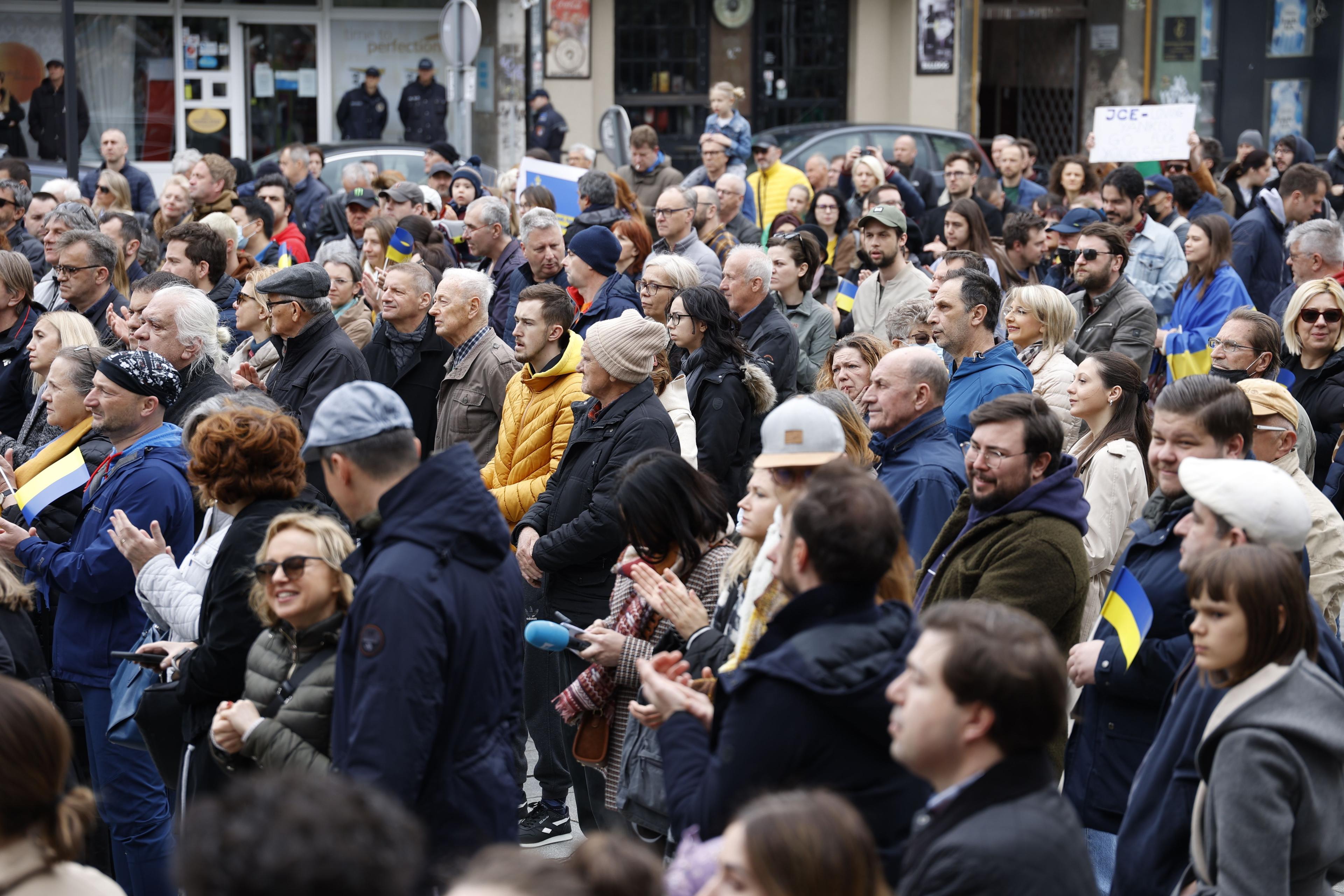 Sarajlije jasno poručile: Stojimo uz narod Ukrajine