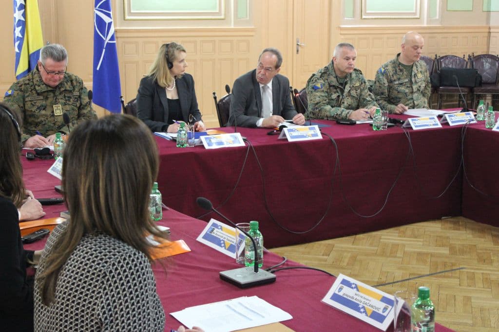 Podžić otvorio radni sastanak s NATO-ovim timom za gradnju integriteta