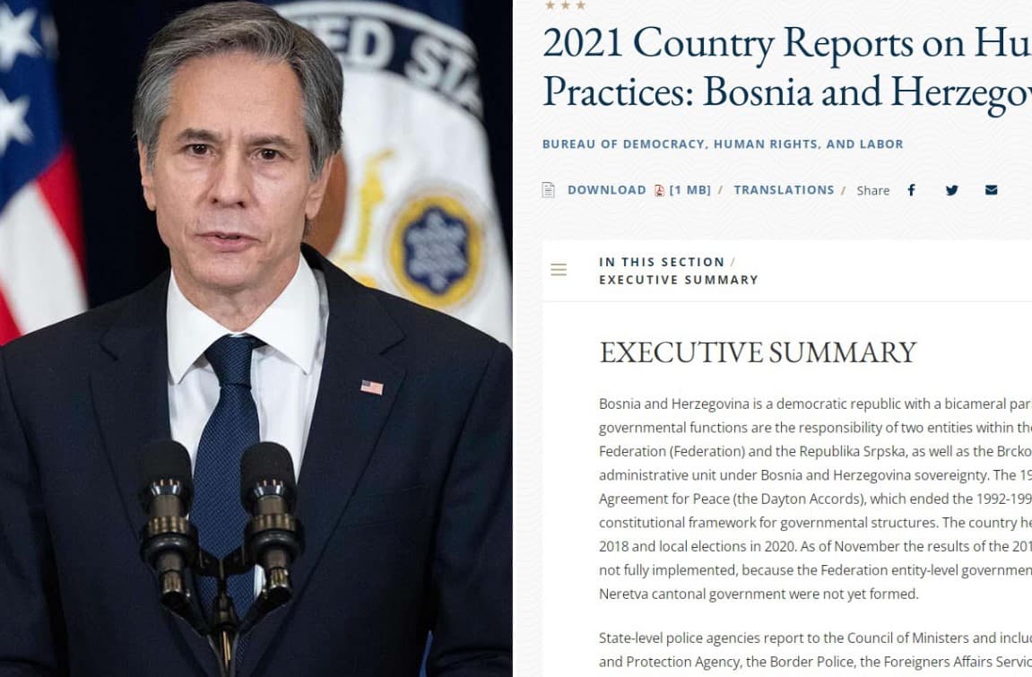 Izvještaj State Department-a: BiH loše prošla kada je riječ o poštivanju ljudskih prava