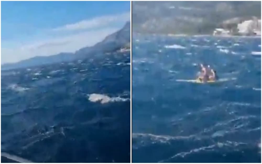 Drama u Makarskoj: Hrabri momci spašavali djevojke iz podivljalog mora