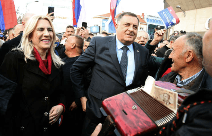 Predizborni skup SNSD-a na Trgu Krajine