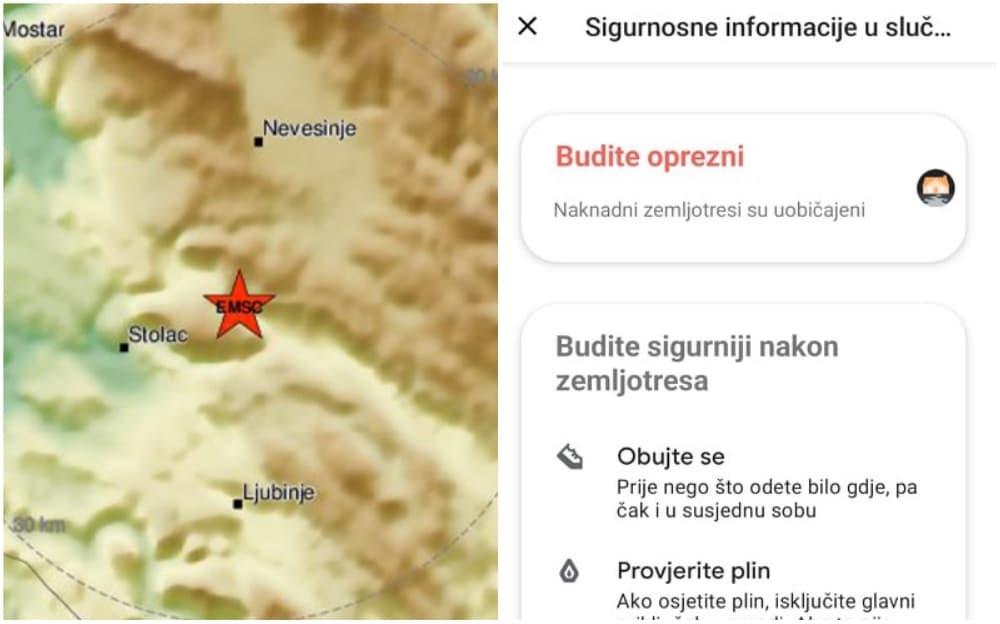 Notifikacija na mobitelu: Evo zašto ste dobili obavijest prije udara zemljotresa