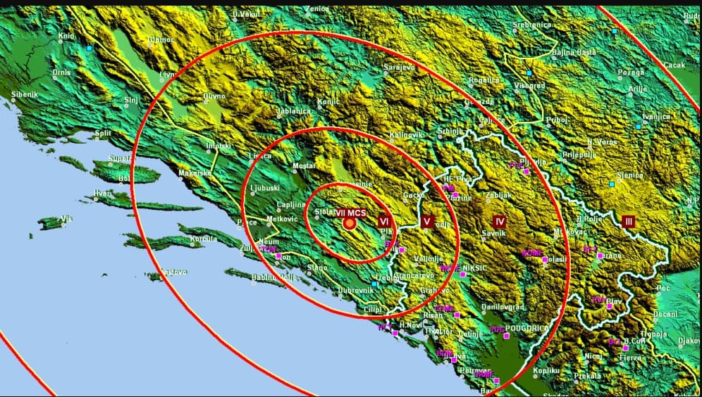 Crnogorski seizmolozi kasnili s objavom o zemljotresu u BiH zbog problema s internetom