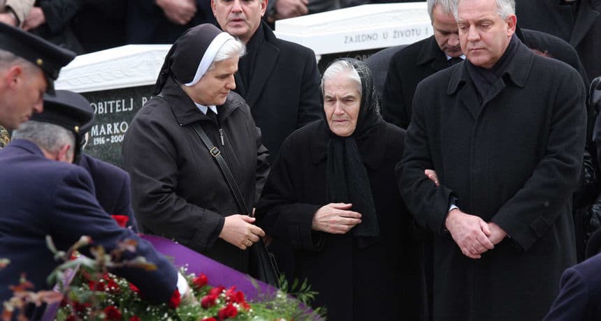 U 97. godini preminula majka Ive Sanadera: Imala je petero djece i bila je velika vjernica