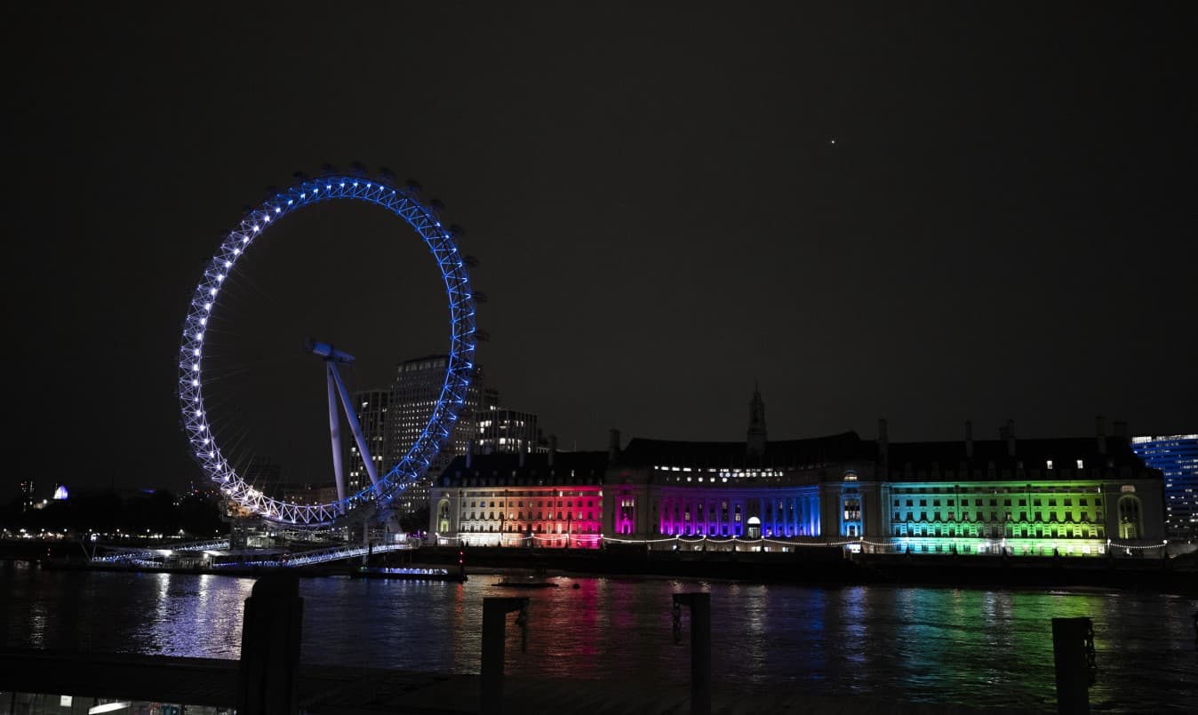 London Eye osvijetljen povodom Ramazanskog bajrama