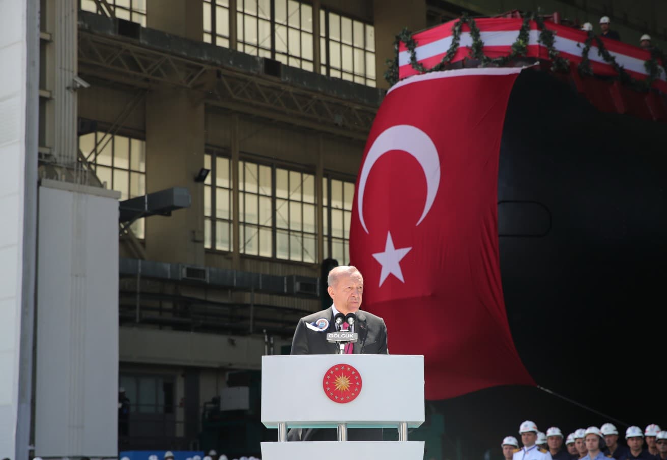Erdoan prisustvovao ceremoniji porinuća podmornice "Hizir Reis"