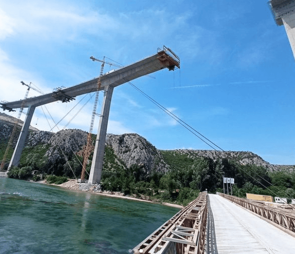 Radovi na mostu Počitelj u okviru Koridora 5C odvijaju se punom parom - Avaz