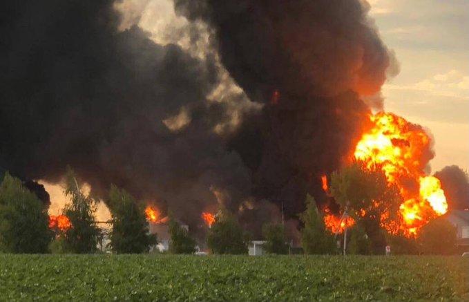 Rusi raketirali skladište goriva, objavljena fotografija