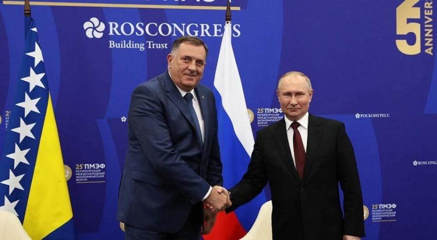 Dodik: Rekao sam Putinu da ljudi u Sarajevu nisu ništa krivi