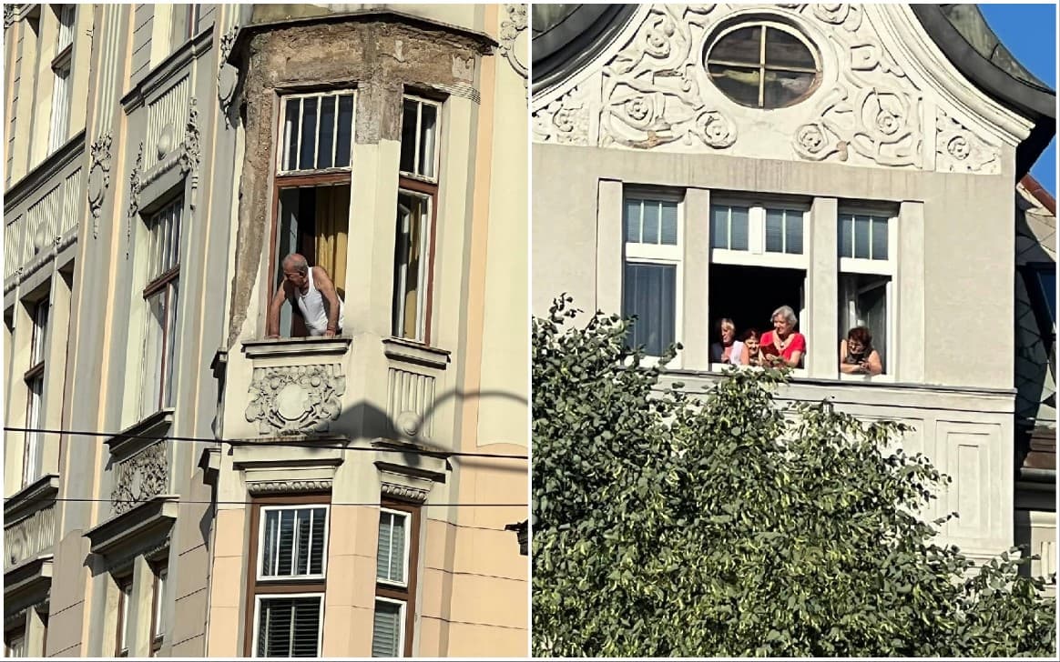 Povorku ponosa mnogi pratili sa svojih prozora: Mahanje i podrška učesnicima