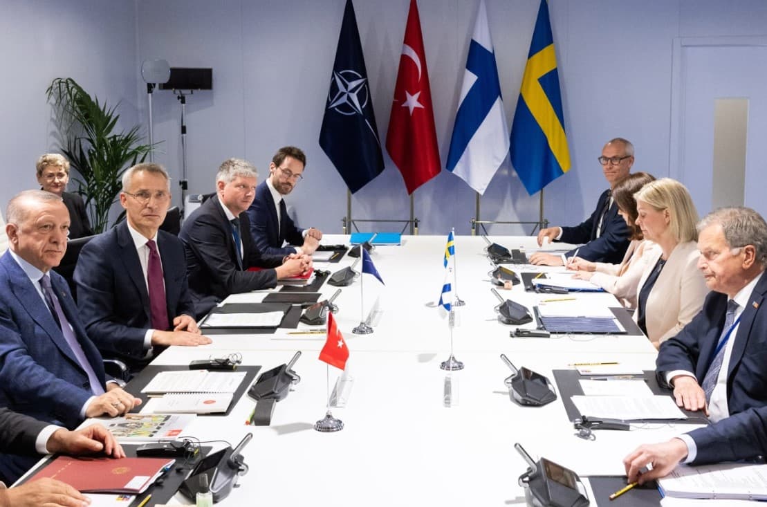 Završen dvosatni sastanak lidera Turske, Finske, Švedske i NATO-a