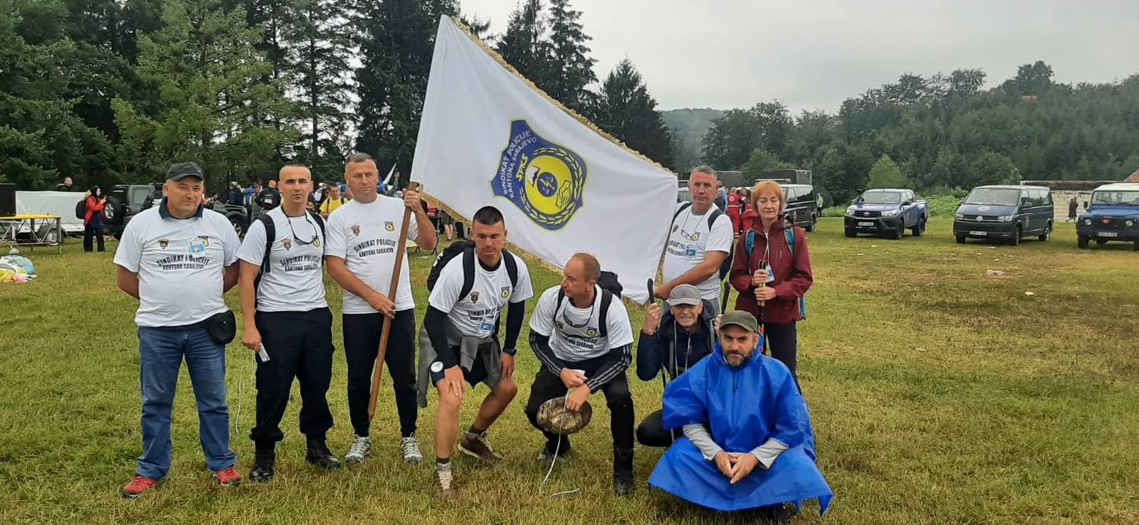 Članovi Sindikata policije Kantona Sarajevo učestvuju na Maršu mira