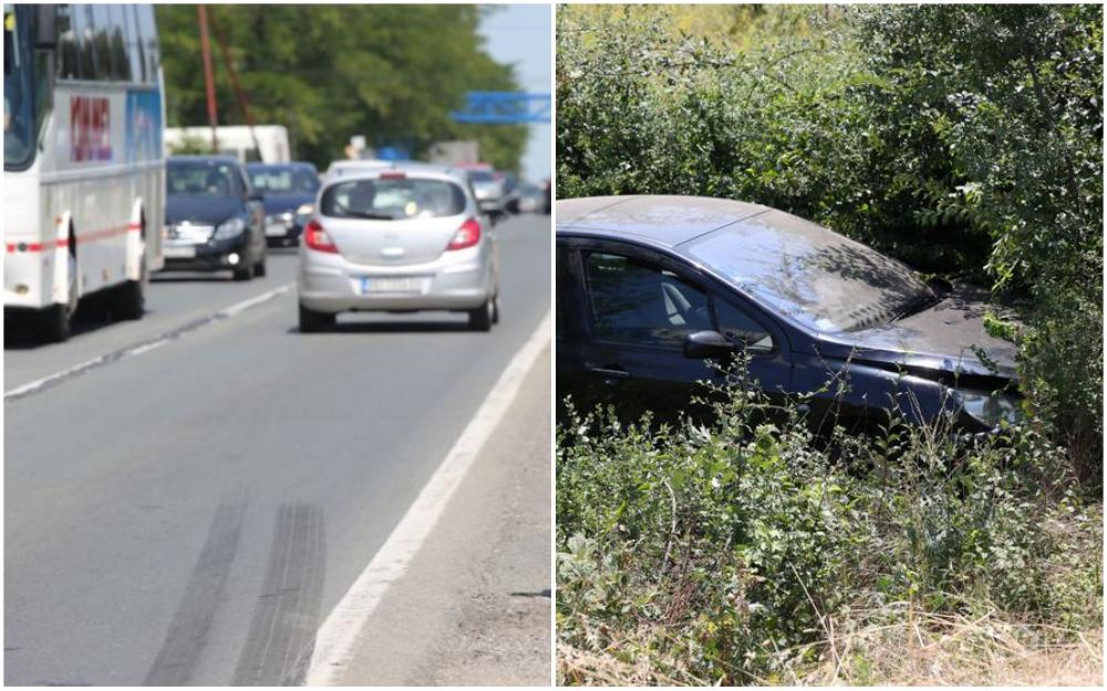 Automobil nakon sudara sa autobusom završio u provaliji, povrijeđeno dijete
