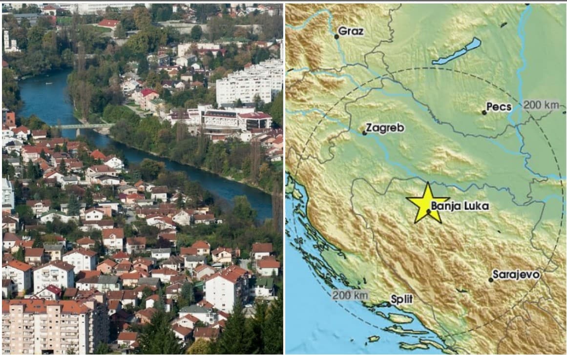 Banja Luku zatresao zemljotres