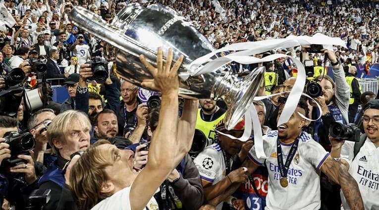 Slavlje igrača Reala Madrida nakon osvajanja Lige prvaka ove godine - Avaz