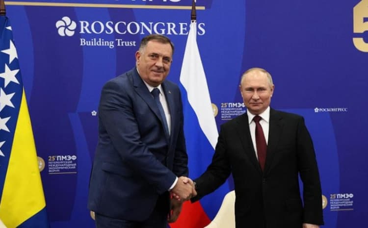 Dodik se danas sastaje sa Putinom, evo o čemu će razgovarati