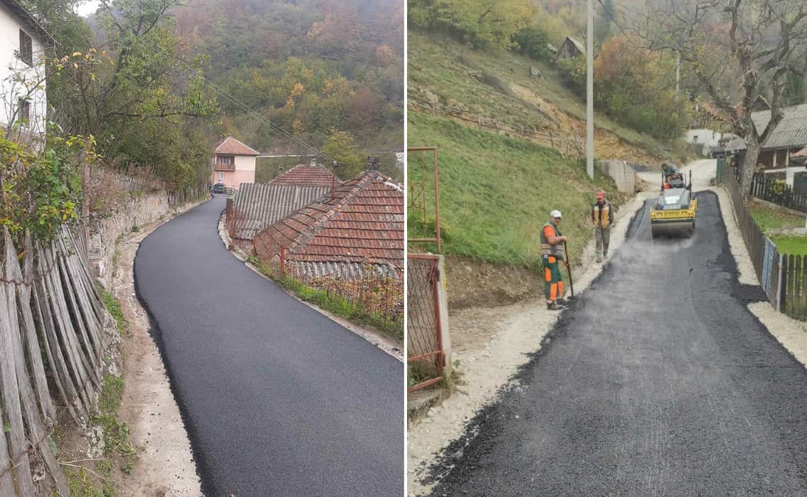 Općina Kakanj: Nakon decenija, stigao asfalt u selo Nažbilj