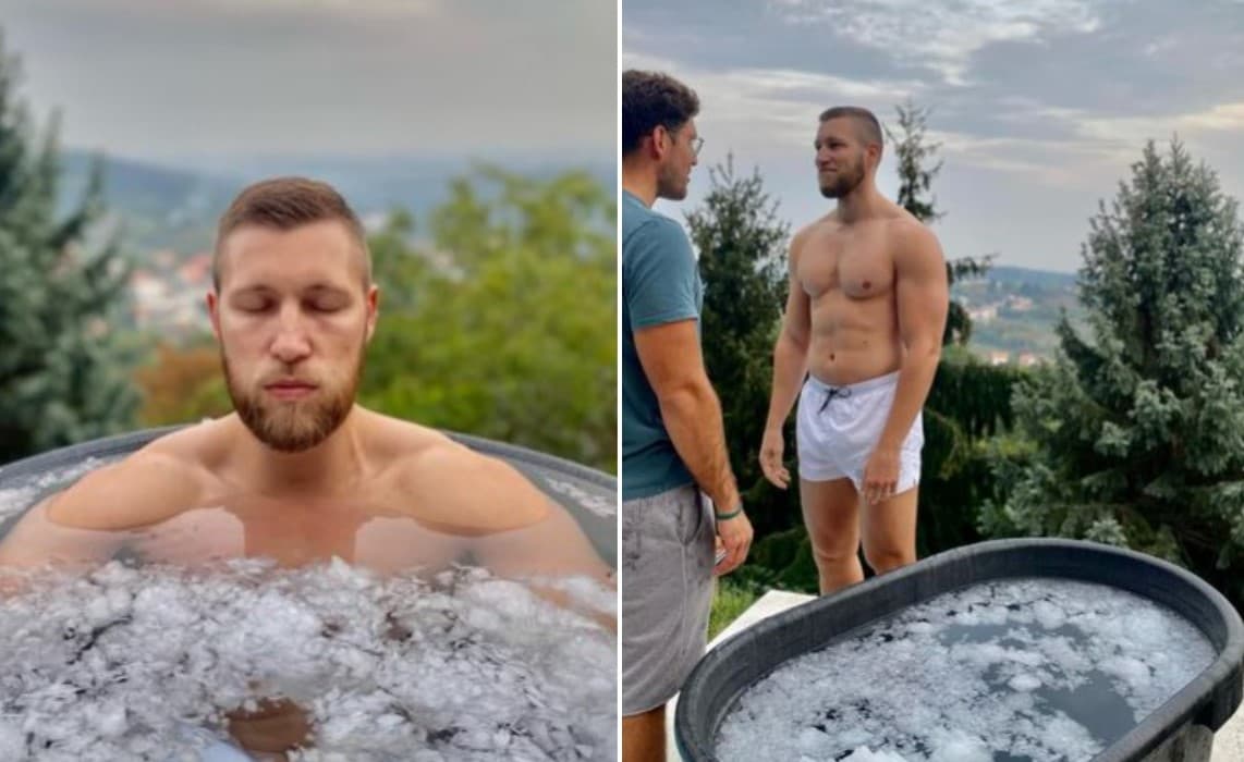 Trener Marin pronašao je idealan način za opuštanje: Ušao je u vodu punu leda, detaljno je opisao svoju iskustvo "kupanja" u takvim uslovima