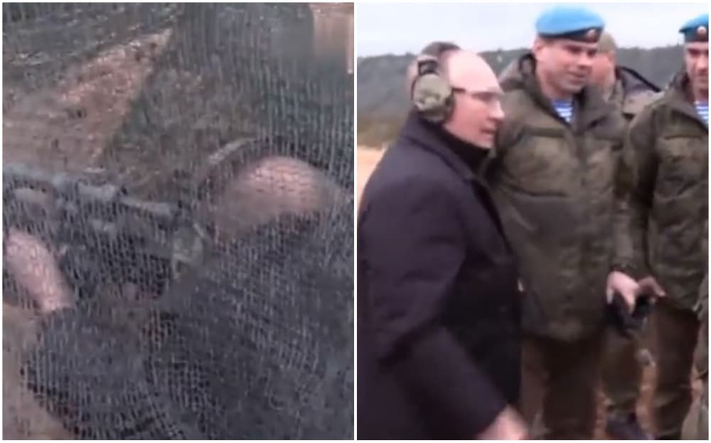 Putin tokom posjete mobilisanim trupama navodno pucao iz snajpera