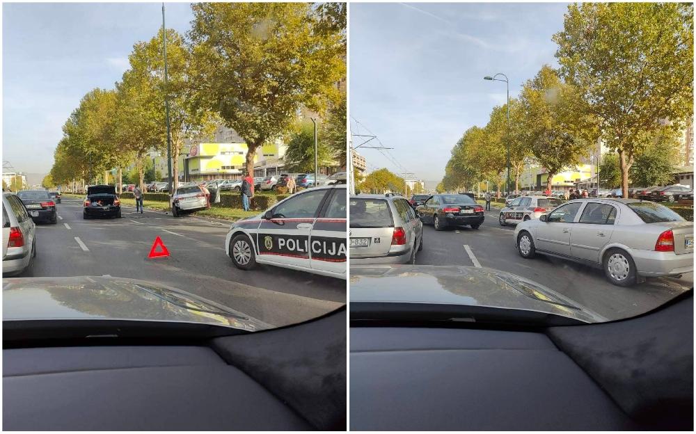 Sudar u Sarajevu: Učestvovala dva vozila, stvorene velike gužve prema gradu