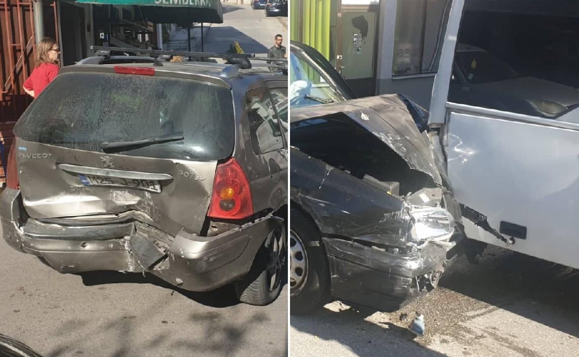 U nesreći u Sarajevu učestvovala dva vozila i kombi