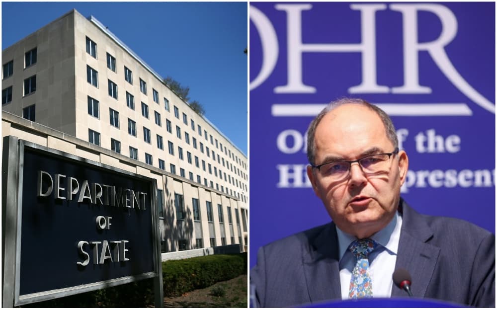 Stejt Department se oglasio: Podrška Šmitu, bonskim ovlastima i EUFOR-u u BiH