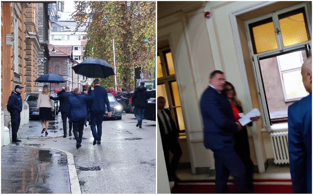Dodik napustio salu tokom govora Komšića: On i Željka Cvijanović prvi otišli