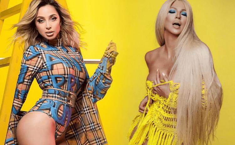 Jelena Karleuša i Maja Berović u istoj modnoj kombinaciji