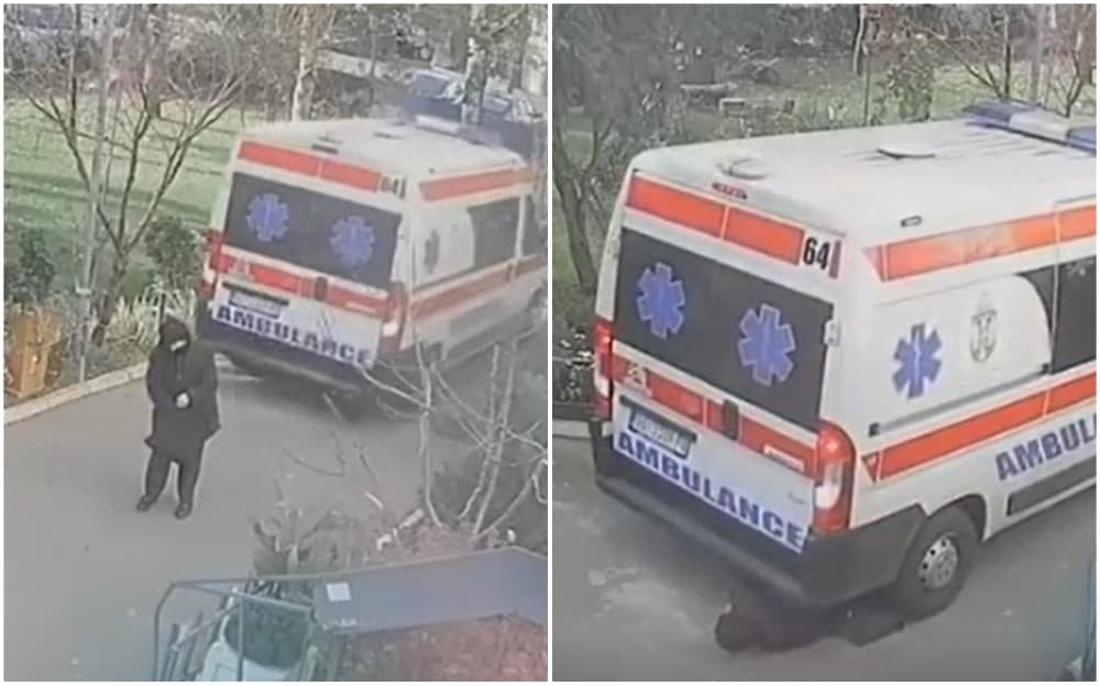 Uznemirujući snimak iz Beograda: Vozilo Hitne pomoći pregazilo staricu