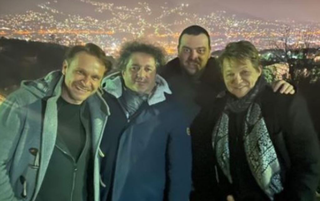 Nezaboravno druženje Enisa Bešlagića i Dragana Bjelogrlića u Sarajevu