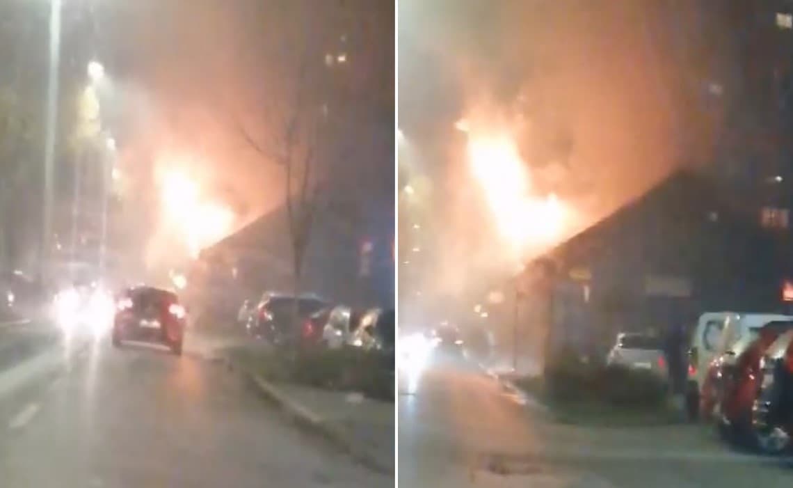 Veliki požar u Sarajevu: Gori napušteni objekt