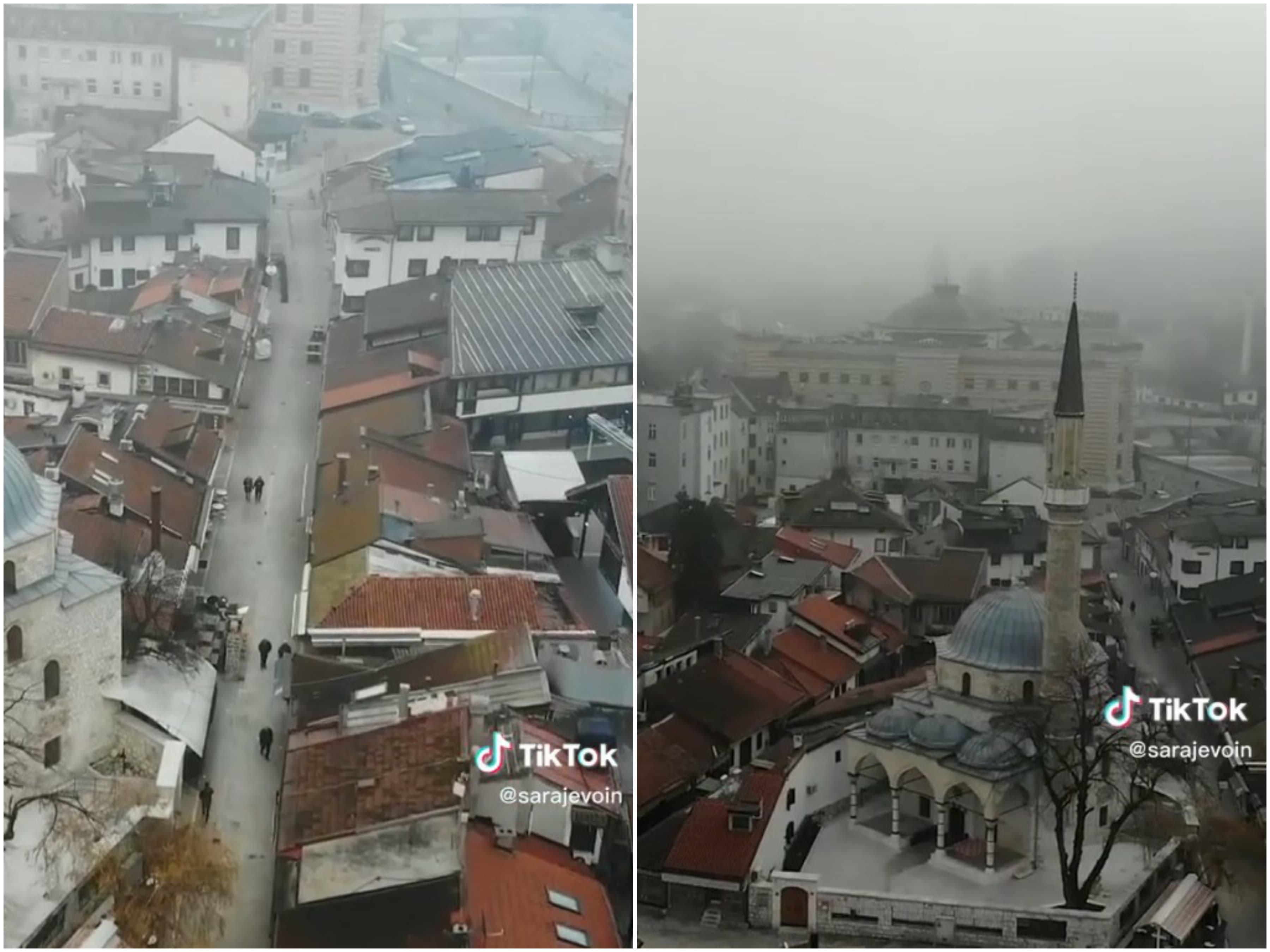 Pogledajte kako izgleda Baščaršija iz zraka